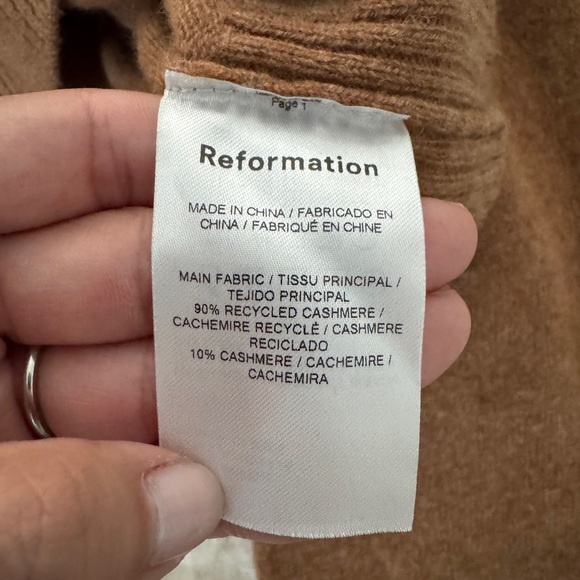 Reformation Cashmere Polo Sweater - Picture 7 of 7